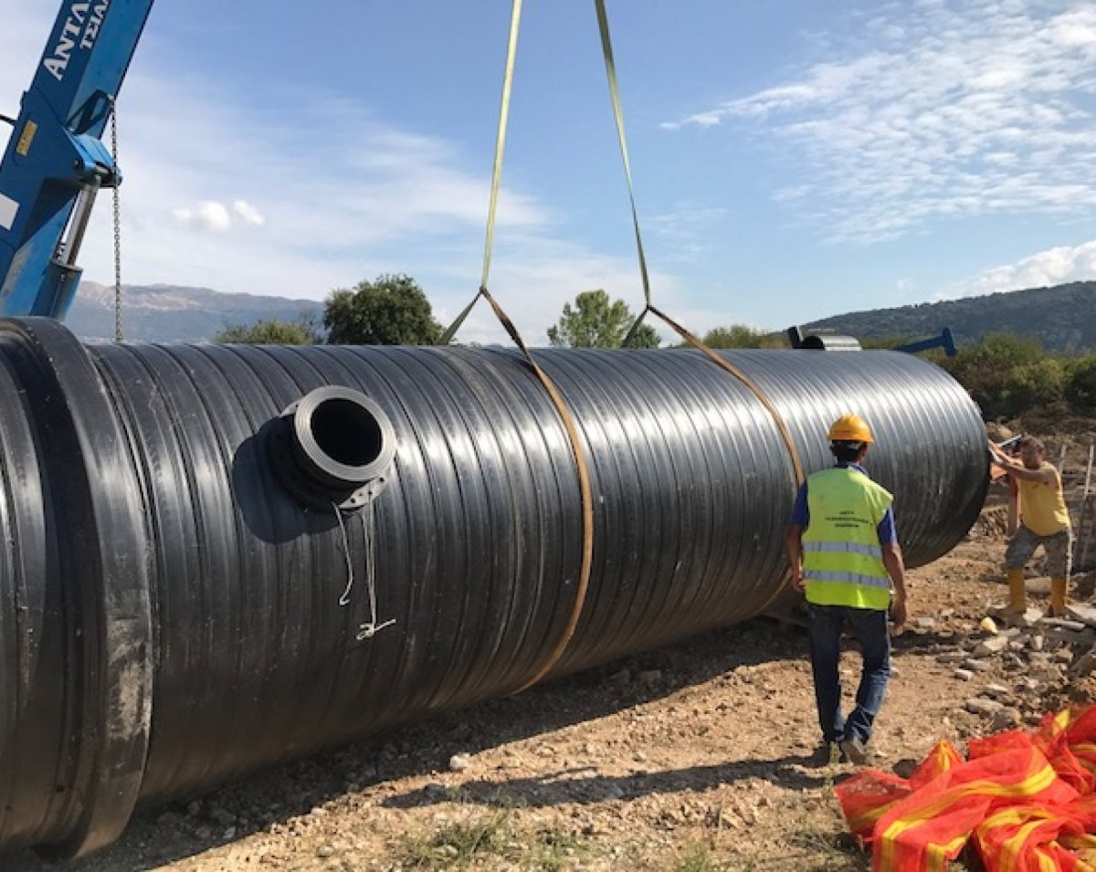 Αποχεύτεση ακαθάρτων οικισμού Κατσικά Δήμου Ιωαννιτών Β' Φάση - Ολοκλήρωση